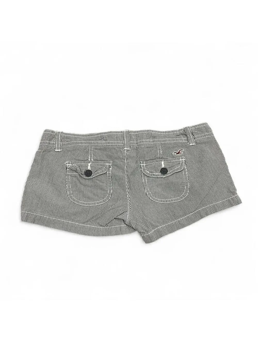 y2k Hollister pin strip micro shorts